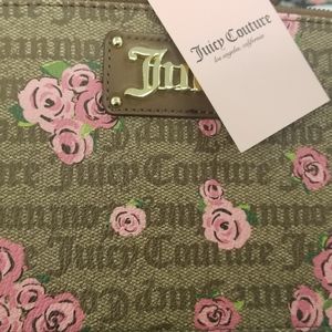 pink bloom furget me not juicy couture clutch
